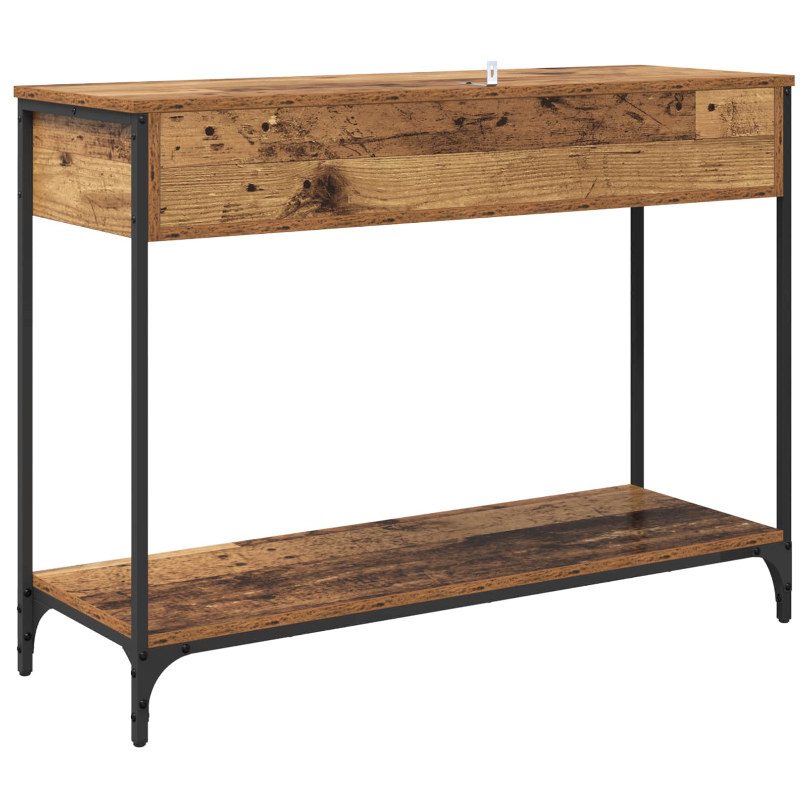 Konsolentisch Altholz 100 x 34,5 x 75 cm Holzwerkstoff