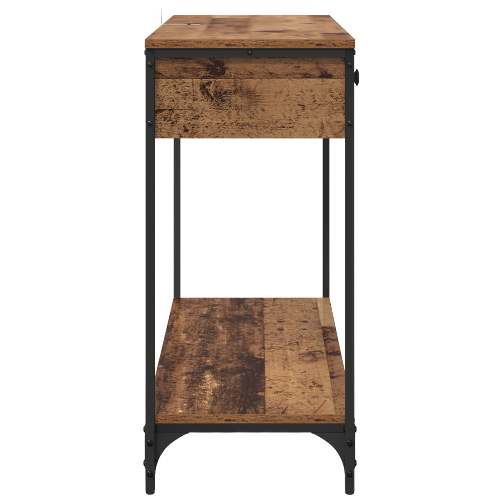 Konsolentisch Altholz 100 x 34,5 x 75 cm Holzwerkstoff