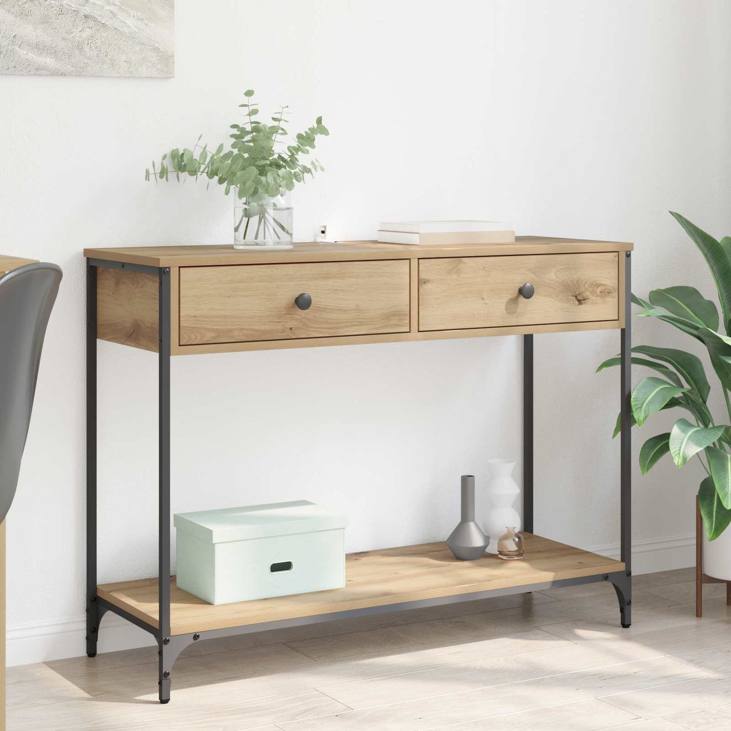 Konsolentisch Artisan-Eiche 100 x 34,5 x 75 cm Holzwerkstoff