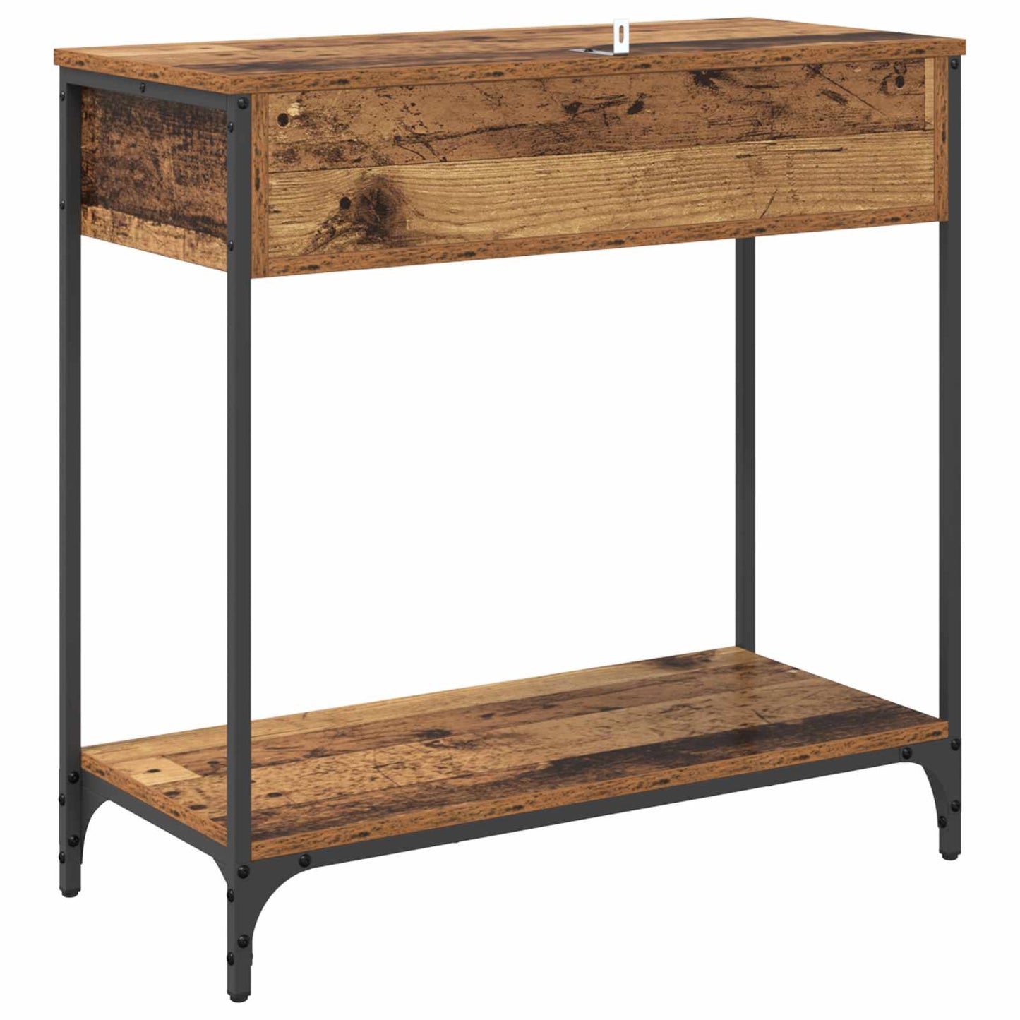 Konsolentisch Altholz 75 x 34,5 x 75 cm Holzwerkstoff