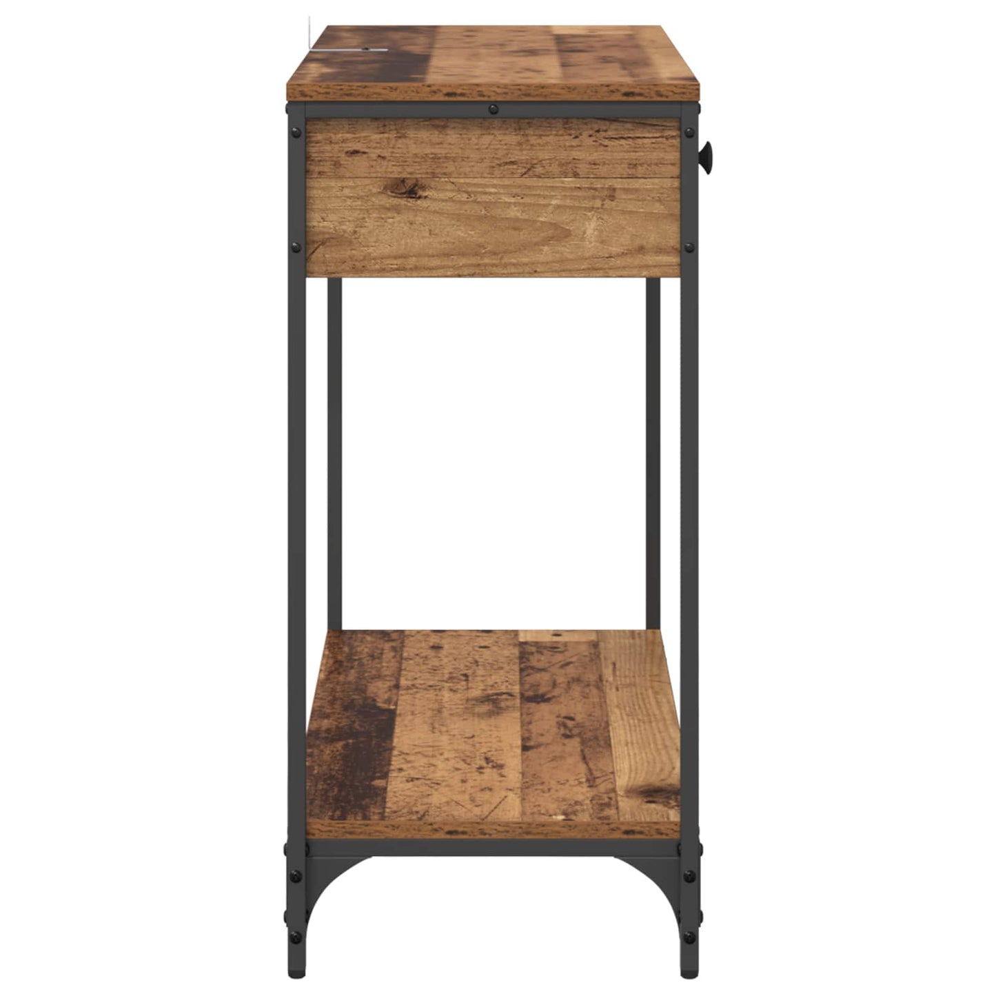 Konsolentisch Altholz 75 x 34,5 x 75 cm Holzwerkstoff