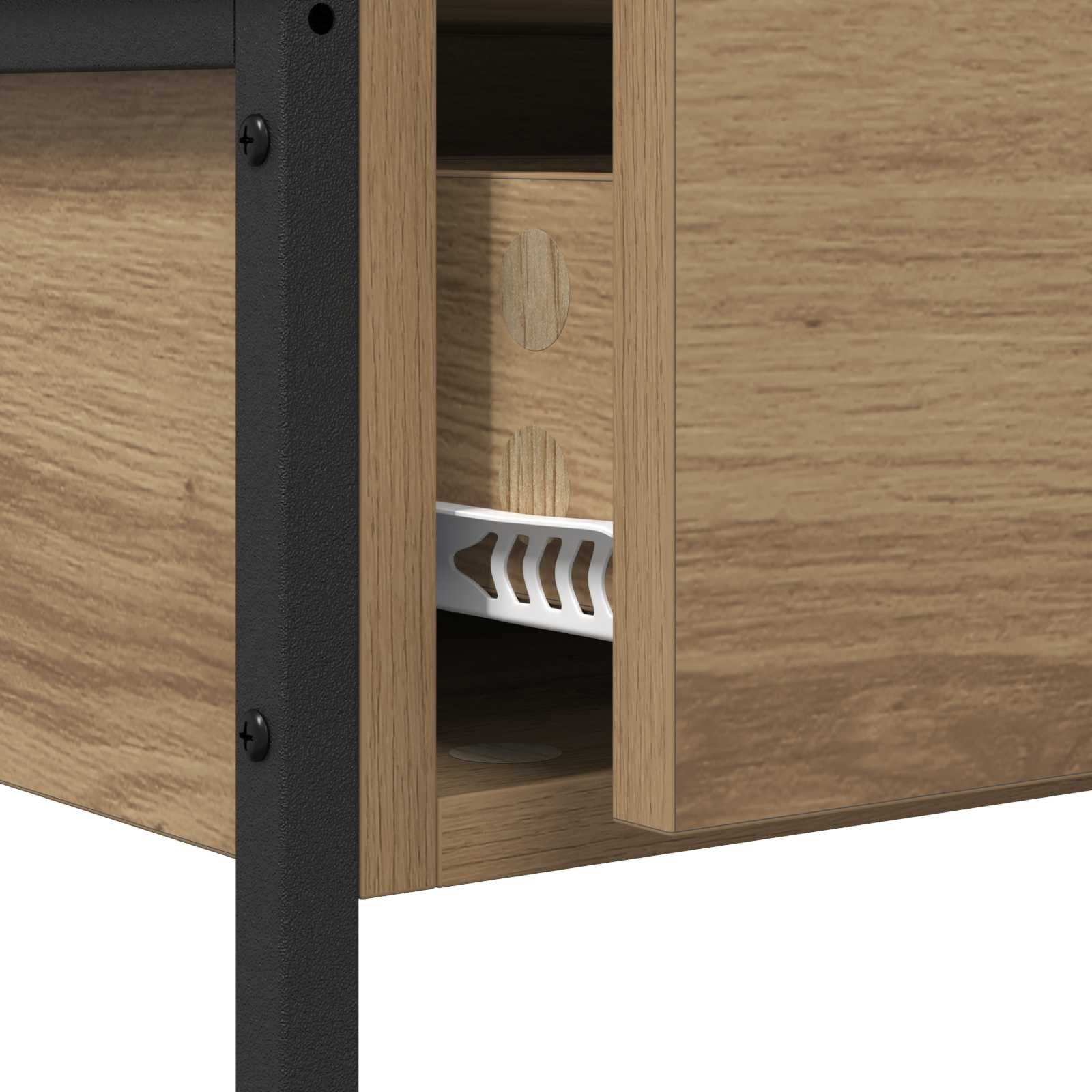 Konsolentisch Artisan-Eiche 75 x 34,5 x 75 cm Holzwerkstoff