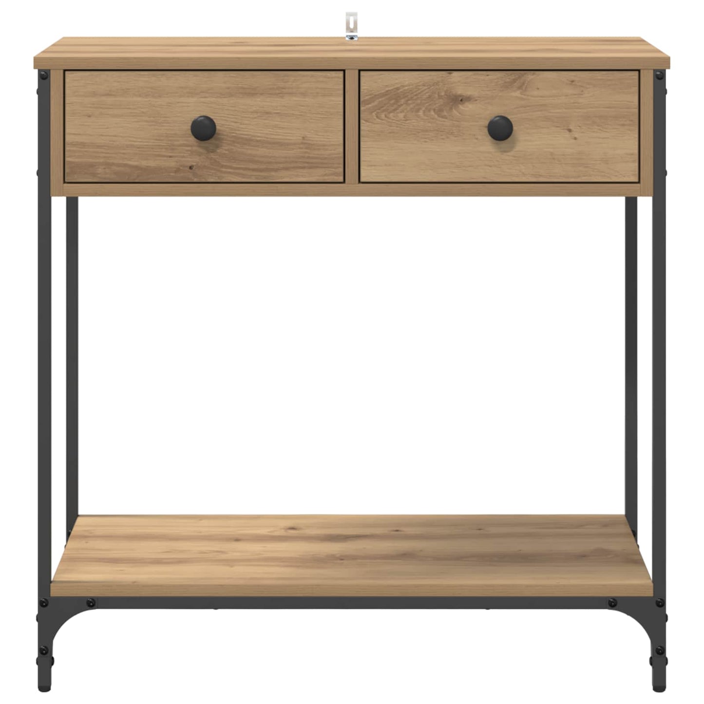 Konsolentisch Artisan-Eiche 75 x 34,5 x 75 cm Holzwerkstoff