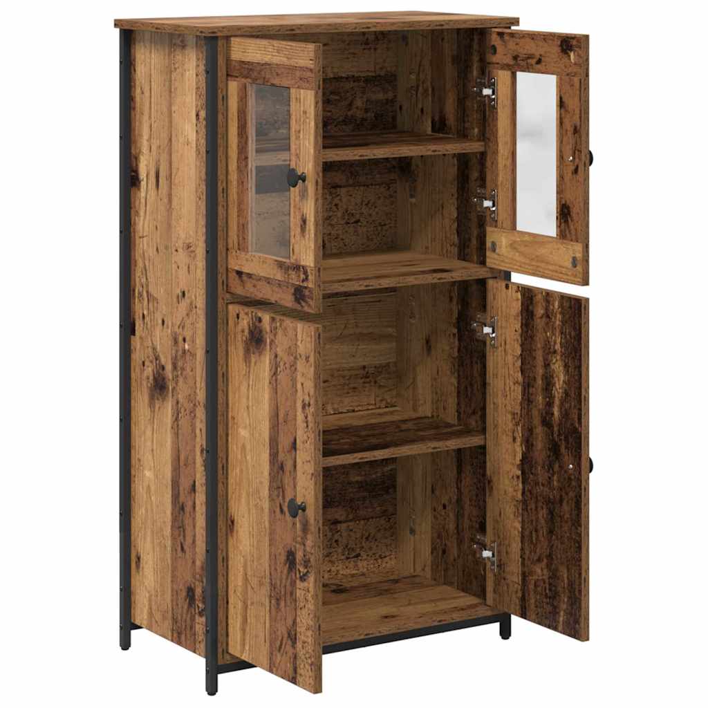 Highboard Altholz 62 x 32 x 106,5 cm Holzwerkstoff