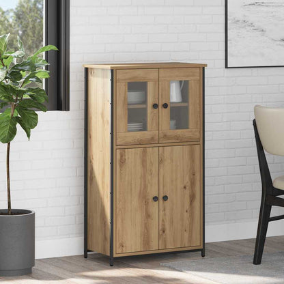 Highboard Artisan-Eiche 62 x 32 x 106,5 cm Holzwerkstoff