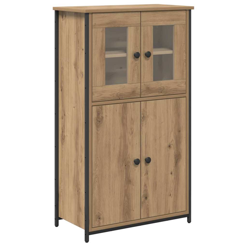 Highboard Artisan-Eiche 62 x 32 x 106,5 cm Holzwerkstoff