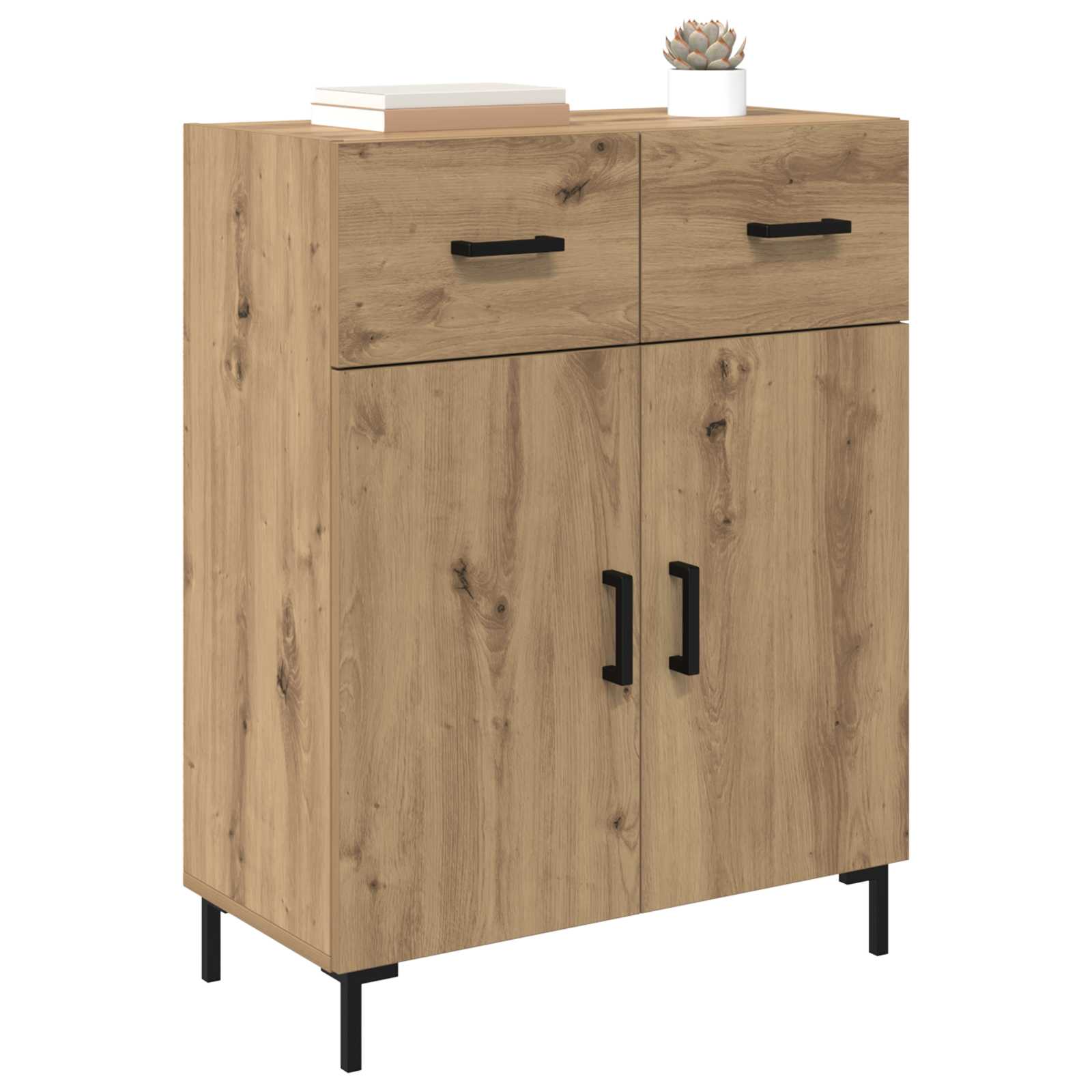 Sideboard Artisan-Eiche 69,5 x 34 x 90 cm Holzwerkstoff