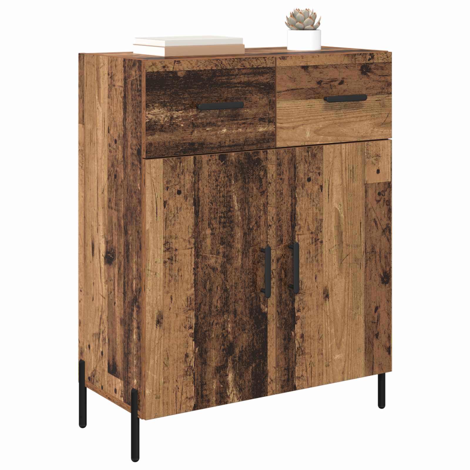Sideboard Altholz 69,5 x 34 x 90 cm Holzwerkstoff