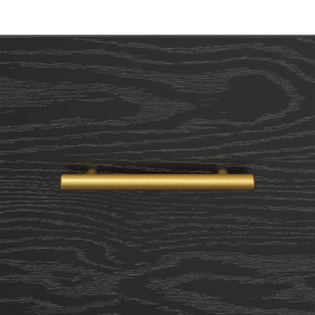 TV-Schränk 150 x 36 x 30 cm Schwarz Eichen-Optik Holzwerkstoff