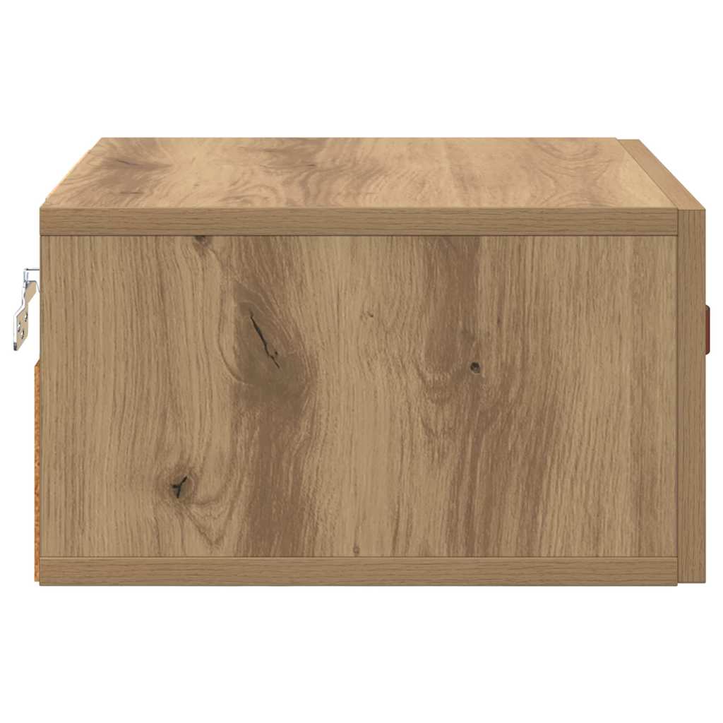 Wandmontiertes Nachttischchen 35 x 35 x 20 cm Holzwerkstoff