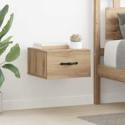 Nachttisch 2 stk. Artisan-Eiche 35 x 35 x 20 cm Holzwerkstoff