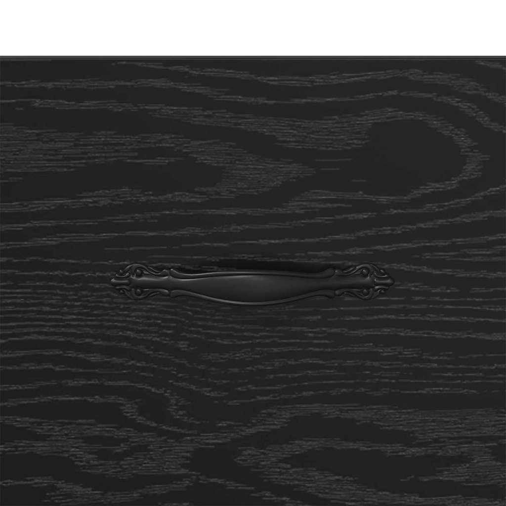 Nachttisch 2 stk. Schwarz Eichen-Optik 35 x 35 x 20 cm