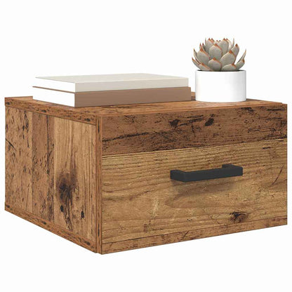 Nachttisch Altholz 35 x 35 x 20 cm Holzwerkstoff