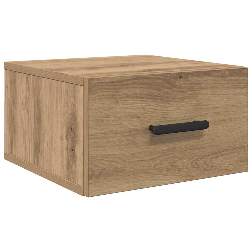 Nachttisch 35 x 35 x 20 cm Holzwerkstoff Artisan-Eiche