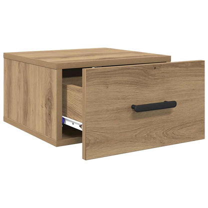 Nachttisch 35 x 35 x 20 cm Holzwerkstoff Artisan-Eiche
