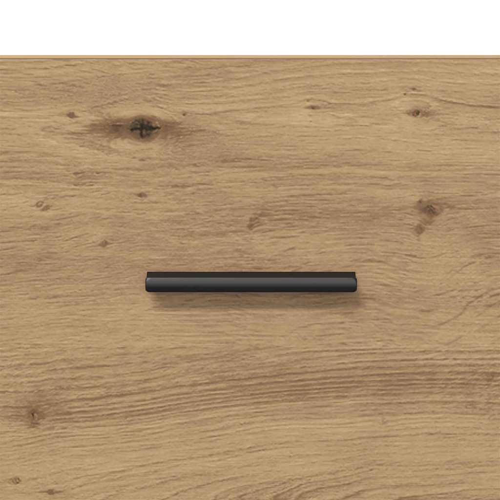 Nachttisch 2 Stk. Artisan-Eiche 35 x 35 x 20 cm Holzwerkstoff