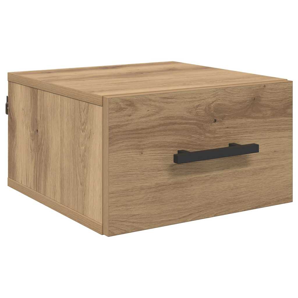 Nachttisch 35 x 35 x 20 cm Holzwerkstoff Artisan-Eiche