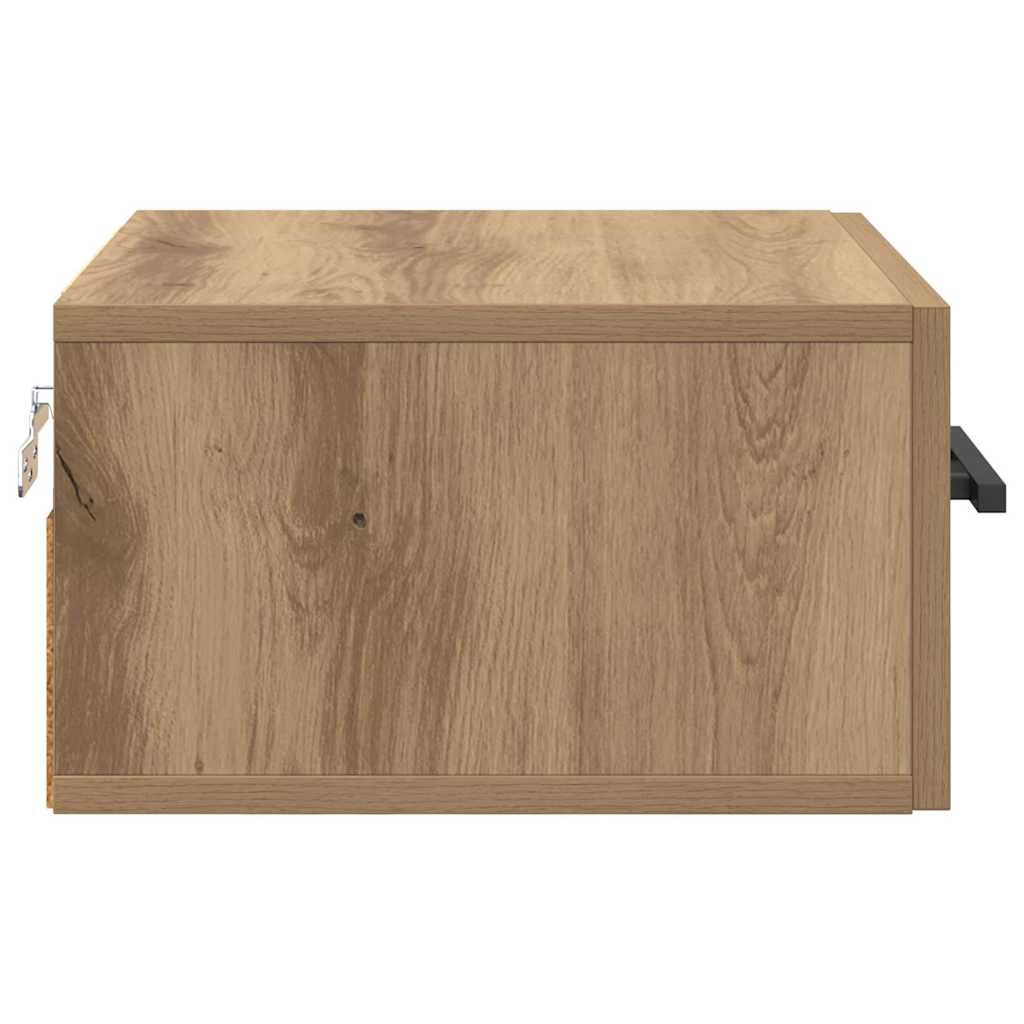 Nachttisch 35 x 35 x 20 cm Holzwerkstoff Artisan-Eiche