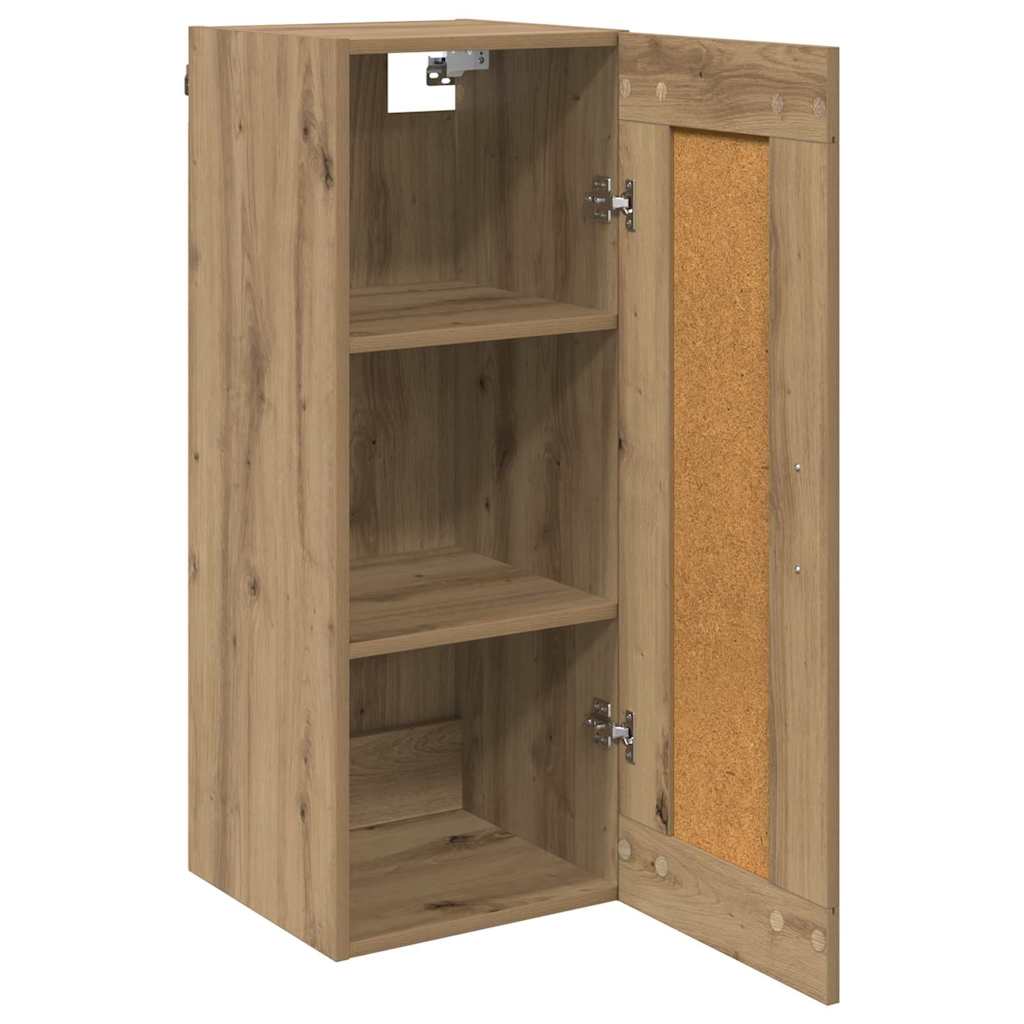 Wandschrank Artisan-Eiche 34,5 x 34 x 90 cm Holzwerkstoff