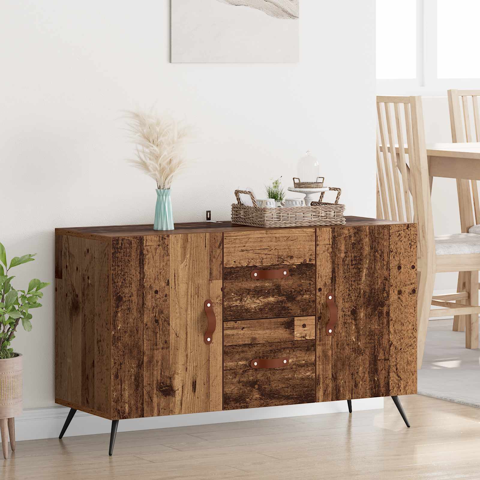 Sideboard Altholz 100 x 36 x 60 cm Holzwerkstoff
