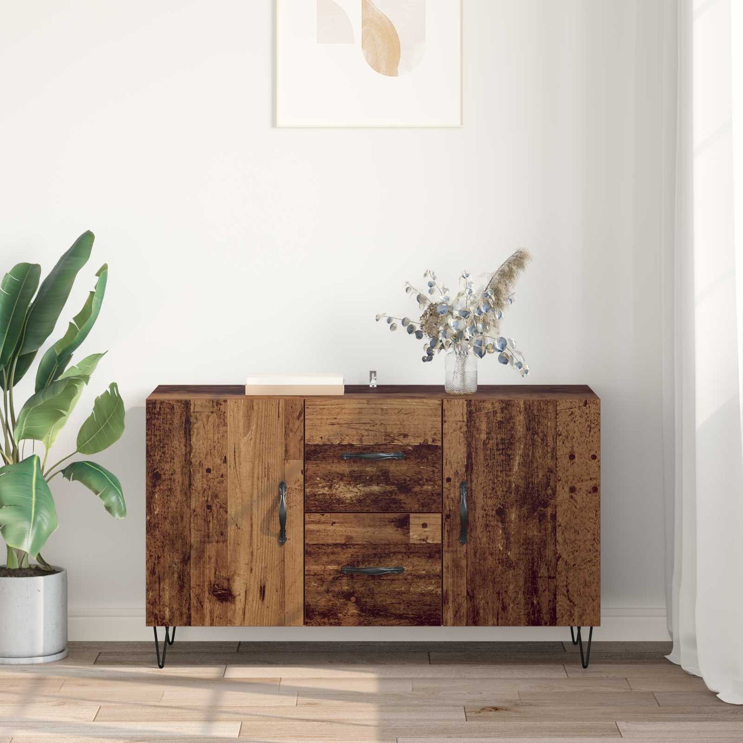 Sideboard Altholz 100 x 36 x 60 cm Holzwerkstoff