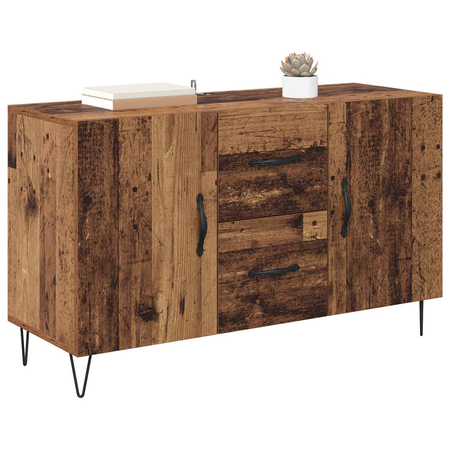 Sideboard Altholz 100 x 36 x 60 cm Holzwerkstoff