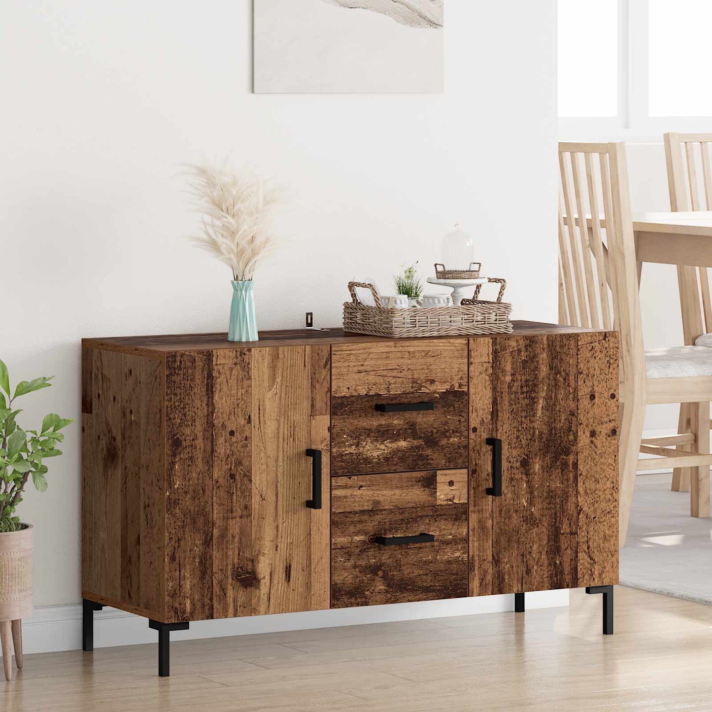 Sideboard Altholz 100 x 36 x 60 cm Holzwerkstoff