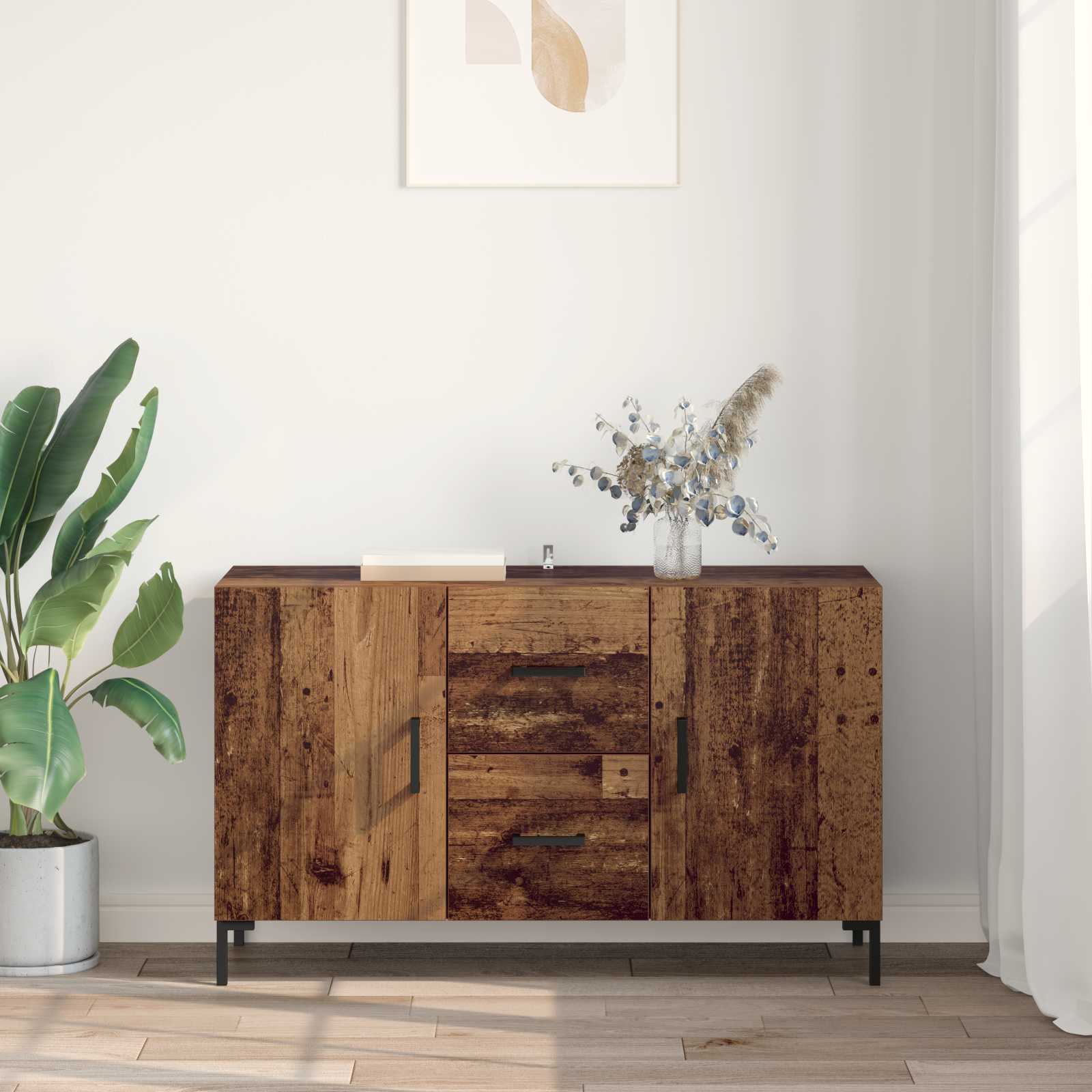 Sideboard Altholz 100 x 36 x 60 cm Holzwerkstoff