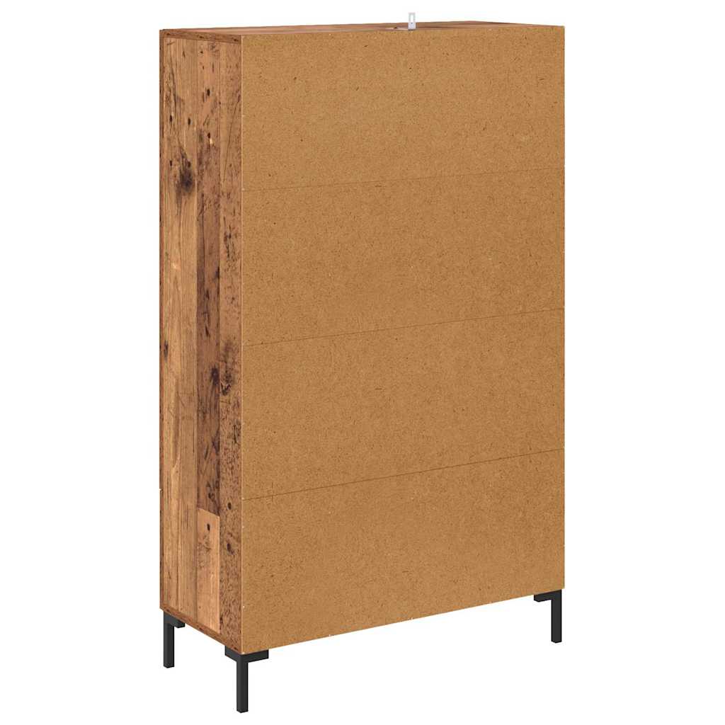 Highboard Altholz 69,5 x 31 x 115 cm Holzwerkstoff