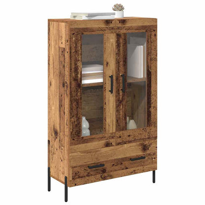 Highboard CORONA Altholz 69,5 x 31 x 115 cm Holzwerkstoff