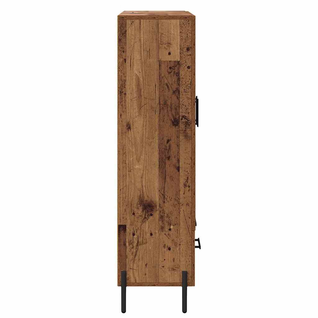 Highboard CORONA Altholz 69,5 x 31 x 115 cm Holzwerkstoff