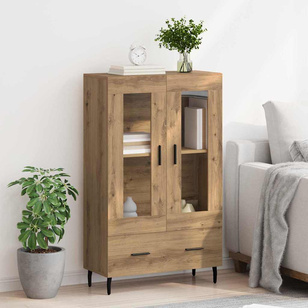 Highboard Artisan-Eiche 69,5 x 31 x 115 cm Holzwerkstoff