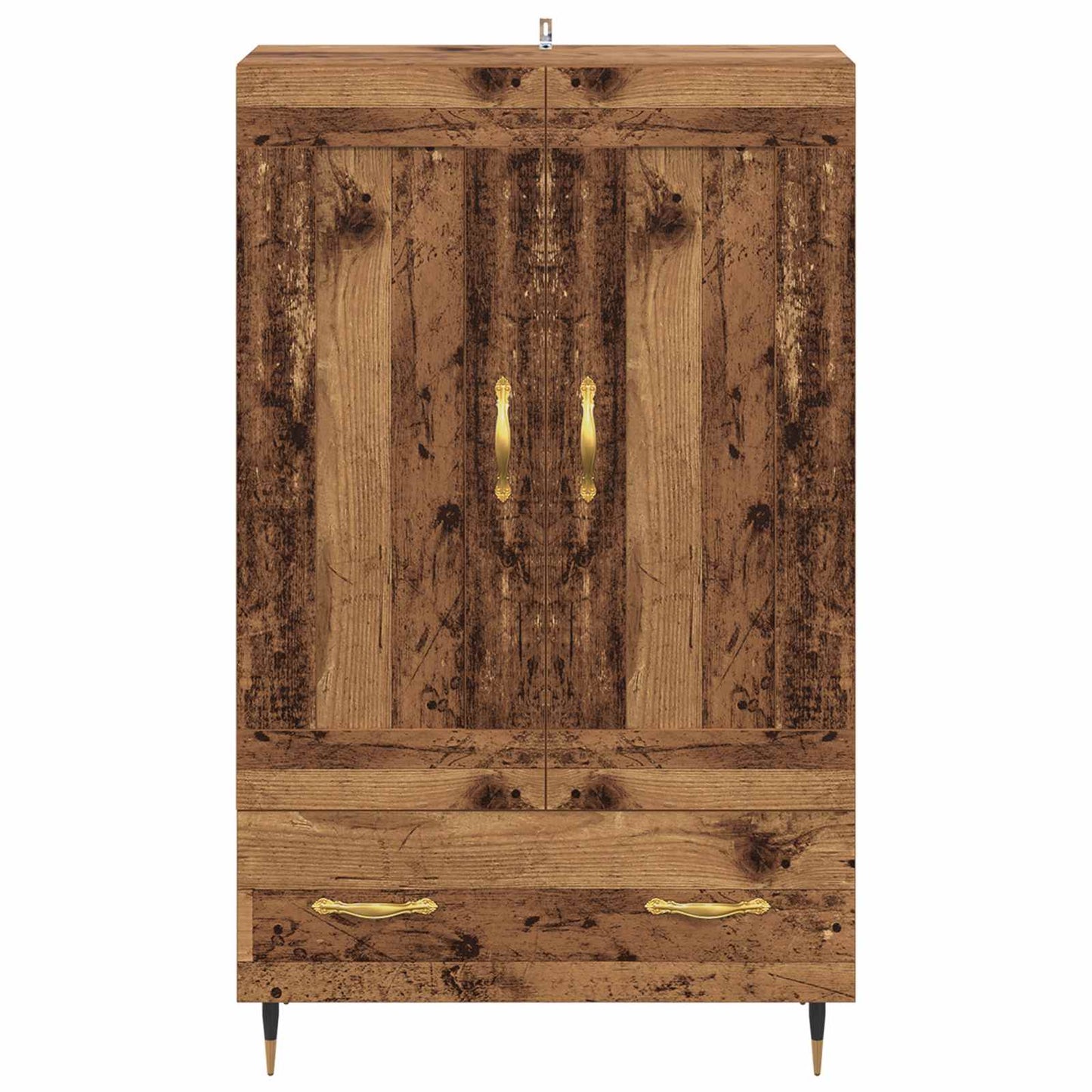 Highboard Altholz 69,5 x 31 x 115 cm Holzwerkstoff