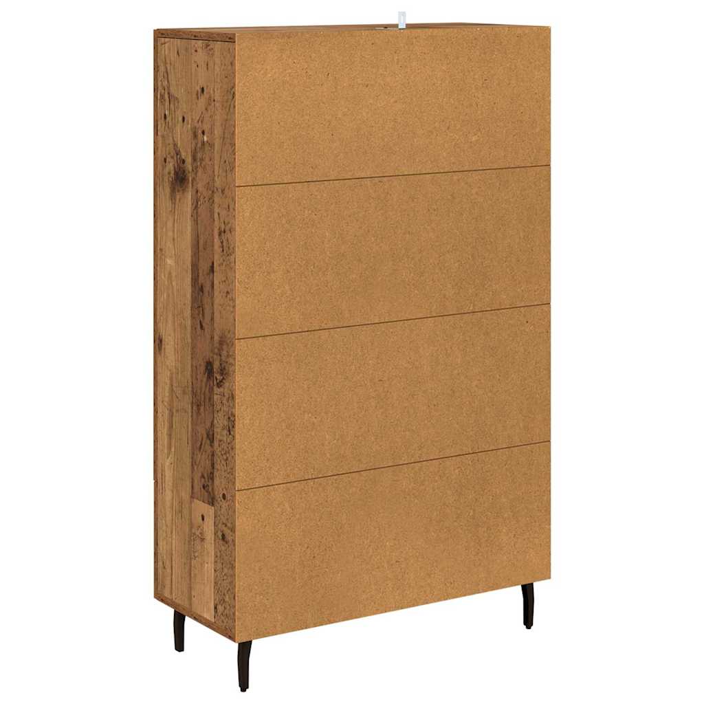 Highboard Altholz 69,5 x 31 x 115 cm Holzwerkstoff