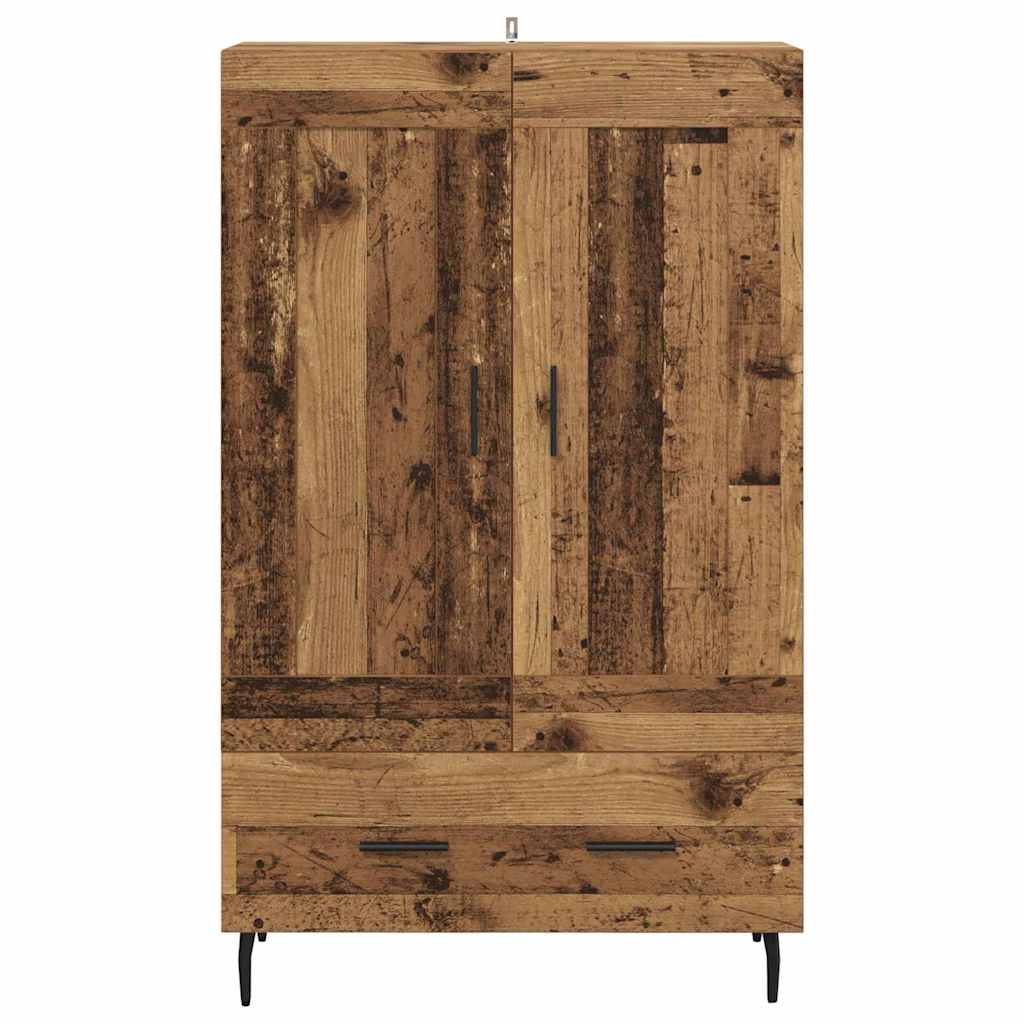 Highboard Altholz 69,5 x 31 x 115 cm Holzwerkstoff