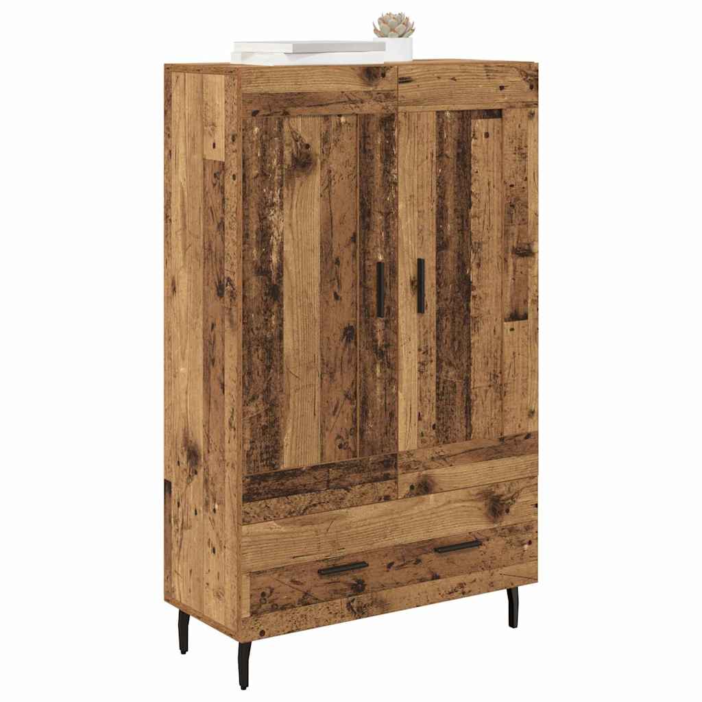 Highboard Altholz 69,5 x 31 x 115 cm Holzwerkstoff