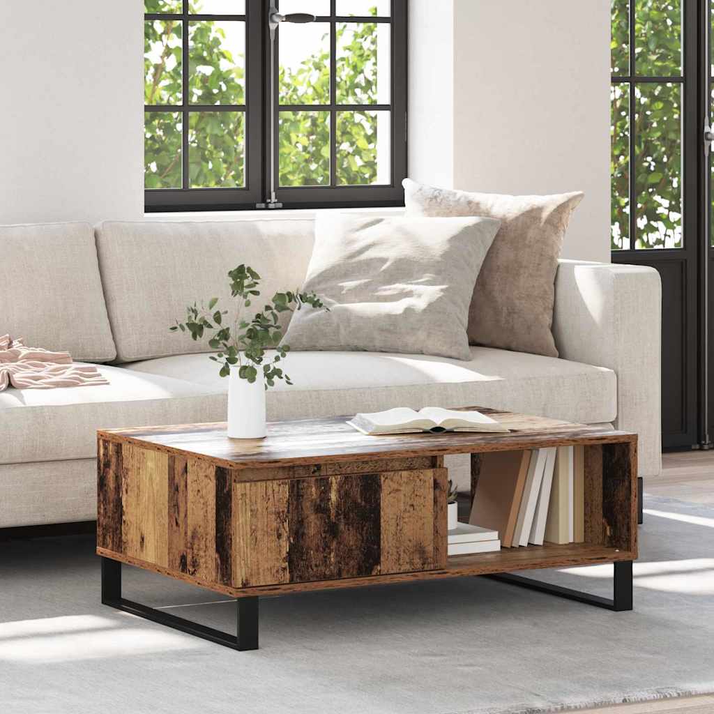 Couchtisch Altholz 90 x 60 x 35 cm Holzwerkstoff