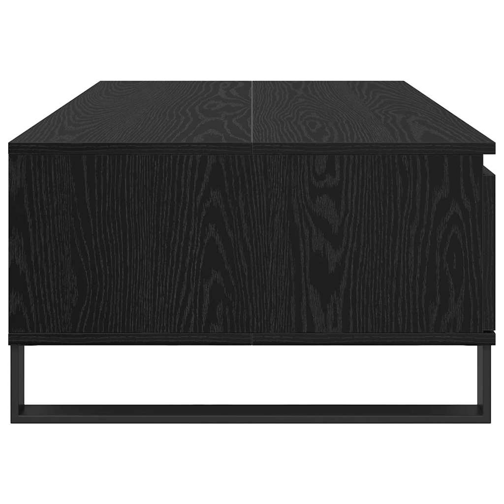 Couchtisch Schwarz Eichen-Optik 90 x 60 x 35 cm Holzwerkstoff
