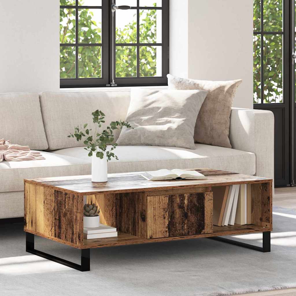 Couchtisch Altholz 104 x 60 x 35 cm Holzwerkstoff