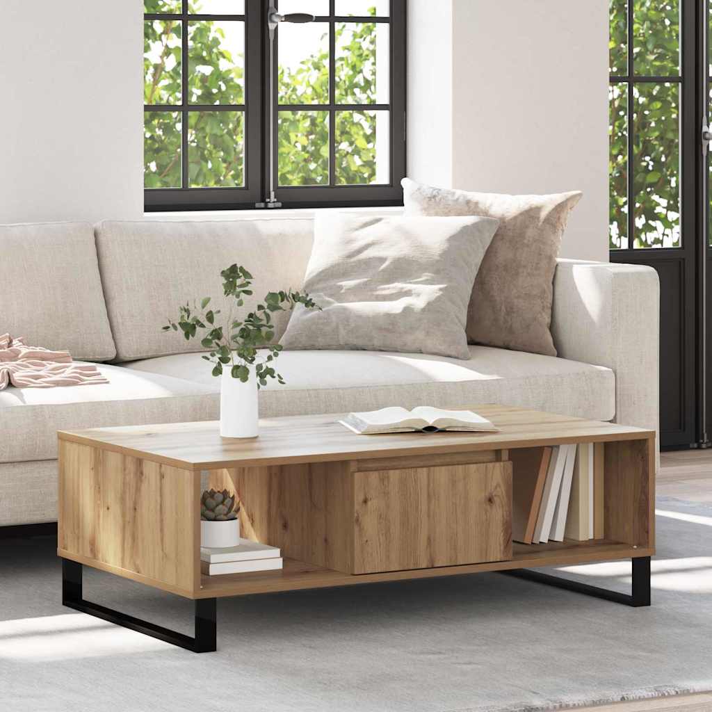 Couchtisch Artisan-Eiche 104 x 60 x 35 cm Holzwerkstoff