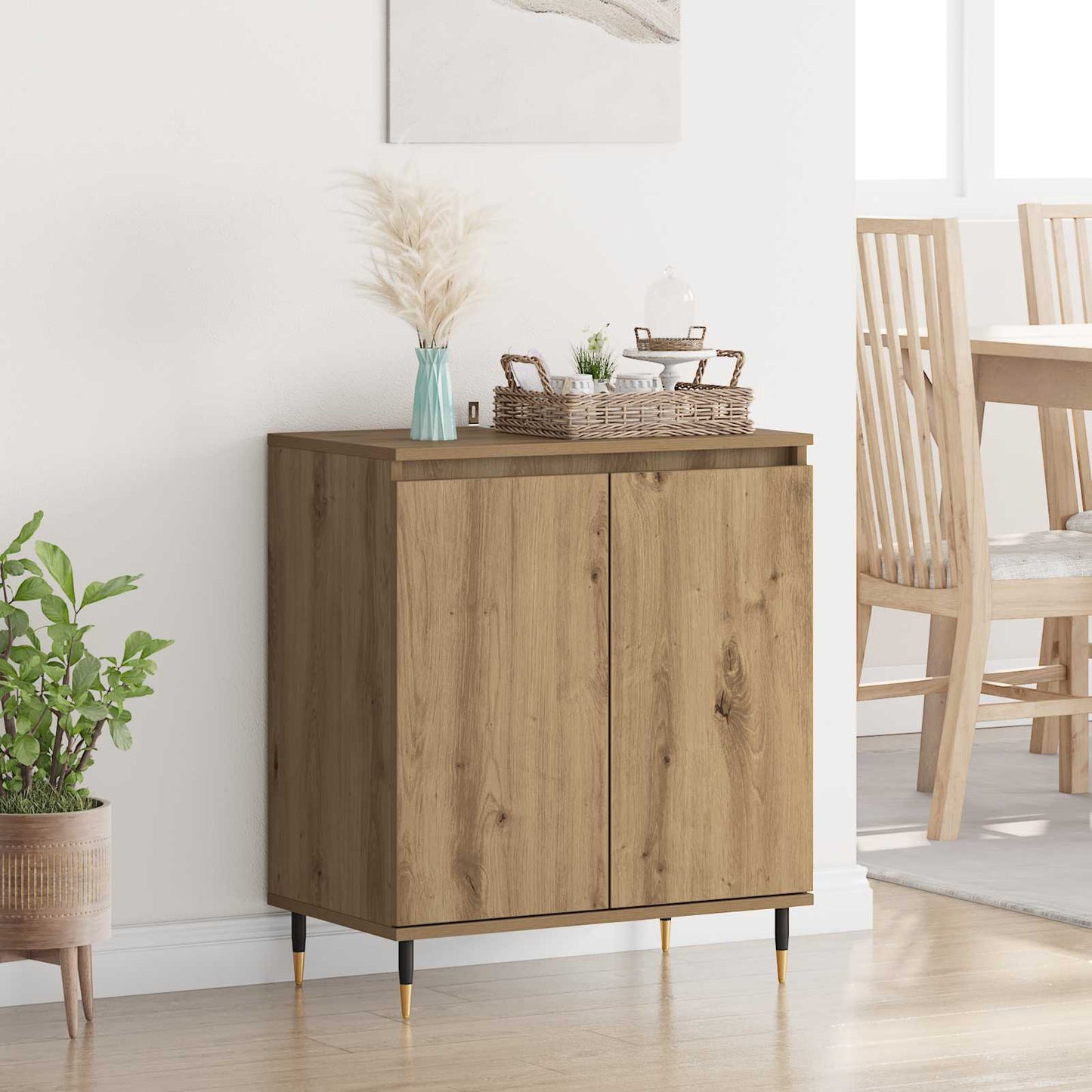 Sideboard Artisan-Eiche 60 x 35 x 70 cm Holzwerkstoff