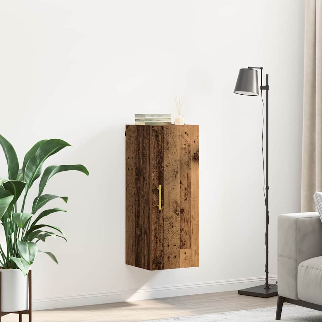 Wandschrank Altholz 34,5 x 34 x 90 cm Holzwerkstoff