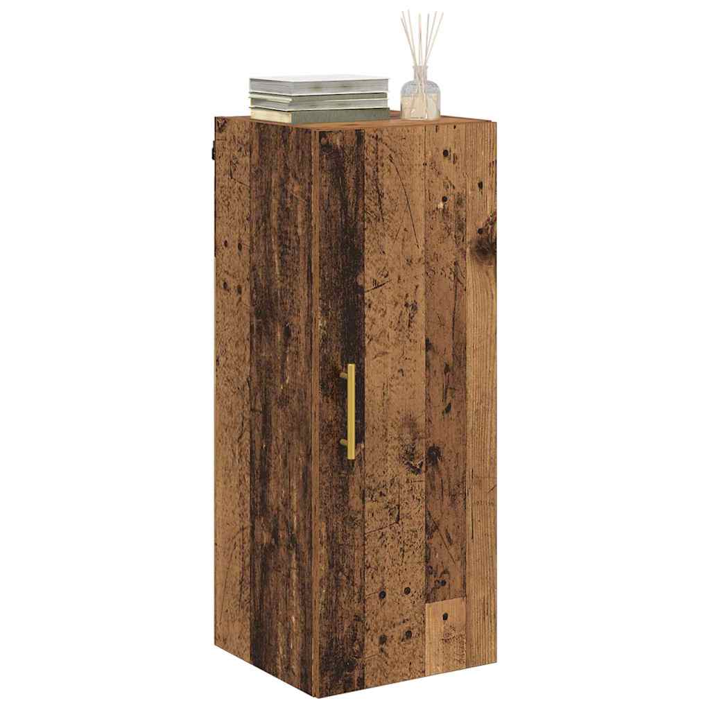 Wandschrank Altholz 34,5 x 34 x 90 cm Holzwerkstoff