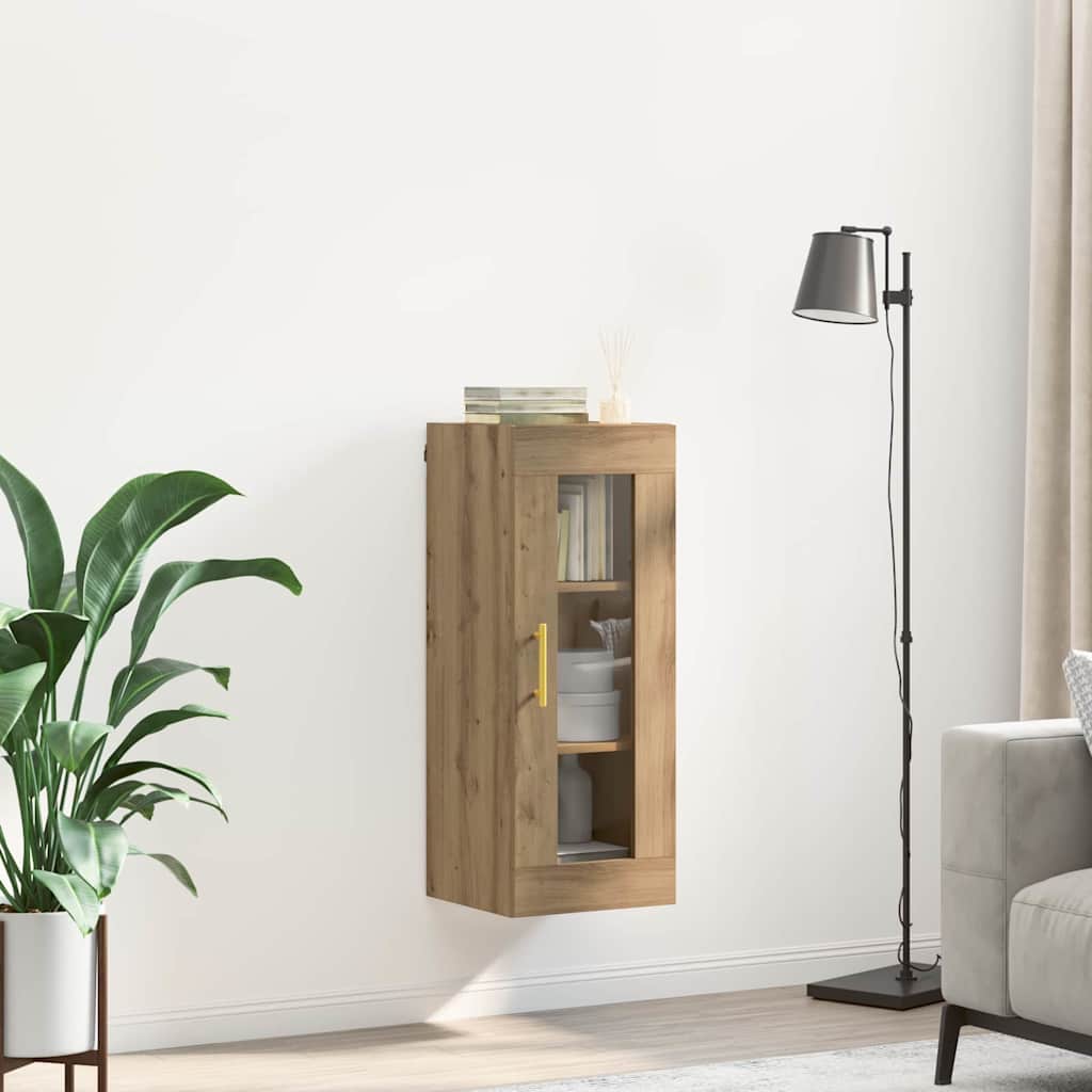 Wandschrank Artisan-Eiche 34,5 x 34 x 90 cm