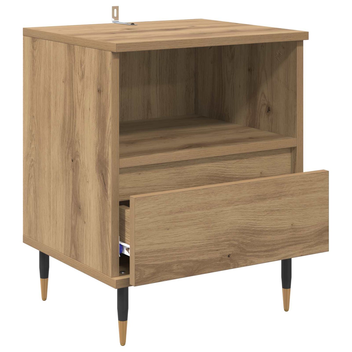 Nachttisch 2 Stk. Artisan-Eiche 40 x 35 x 50 cm Holzwerkstoff