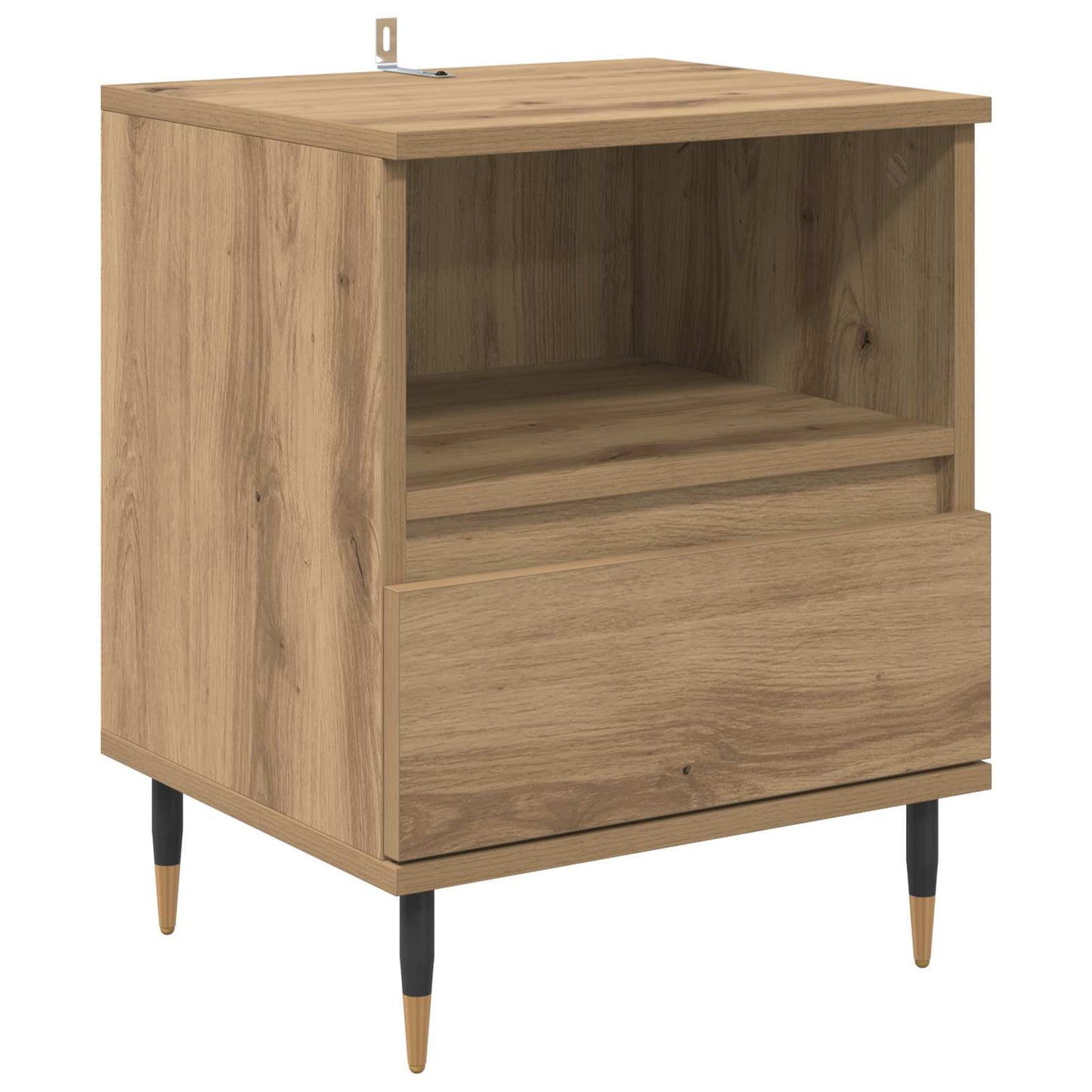 Nachttisch 2 Stk. Artisan-Eiche 40 x 35 x 50 cm Holzwerkstoff