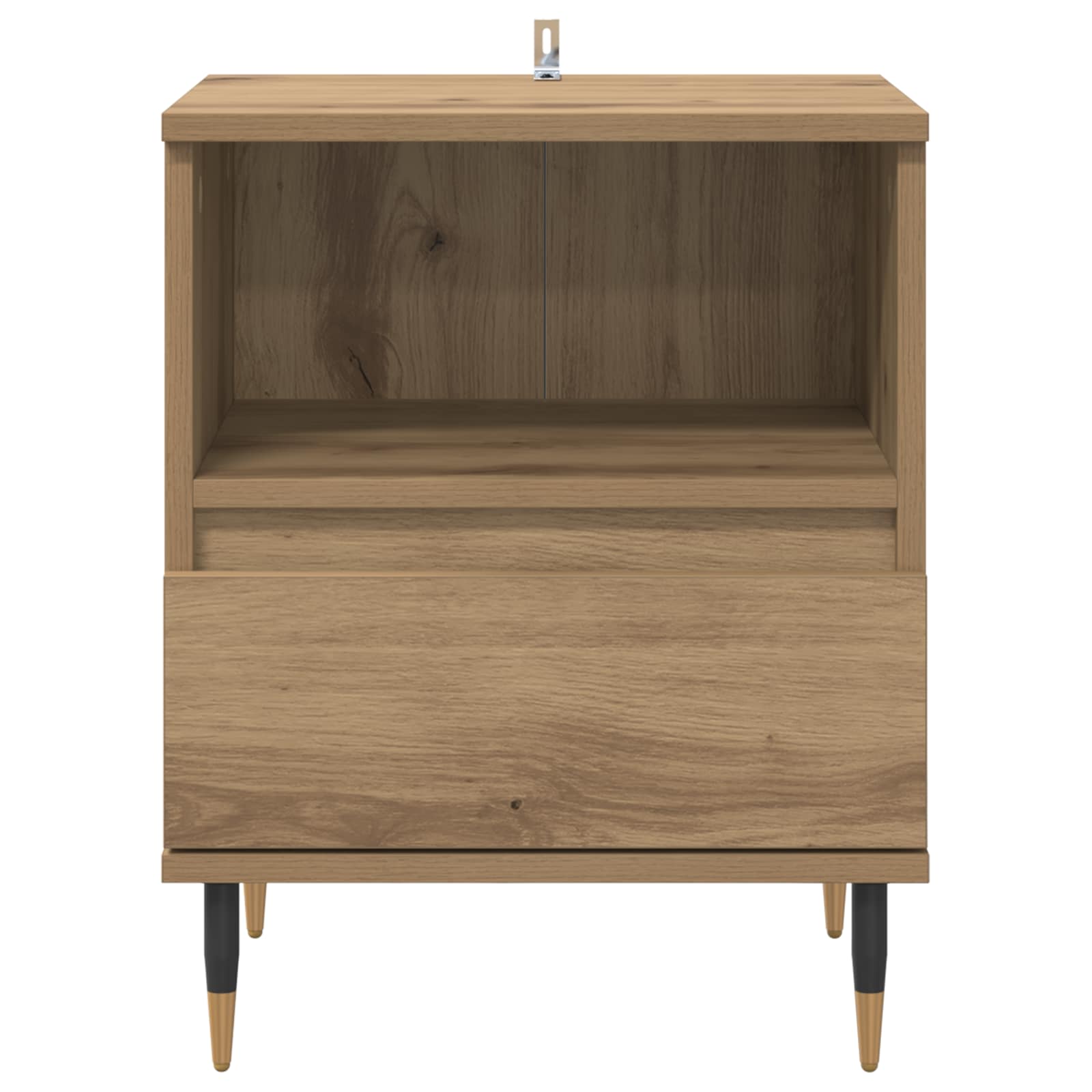 Nachttisch 2 Stk. Artisan-Eiche 40 x 35 x 50 cm Holzwerkstoff
