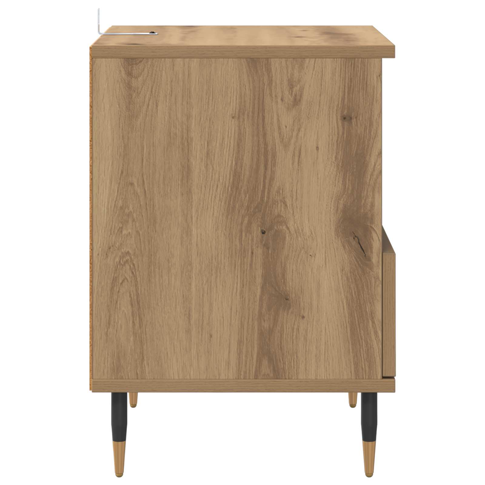 Nachttisch 2 Stk. Artisan-Eiche 40 x 35 x 50 cm Holzwerkstoff
