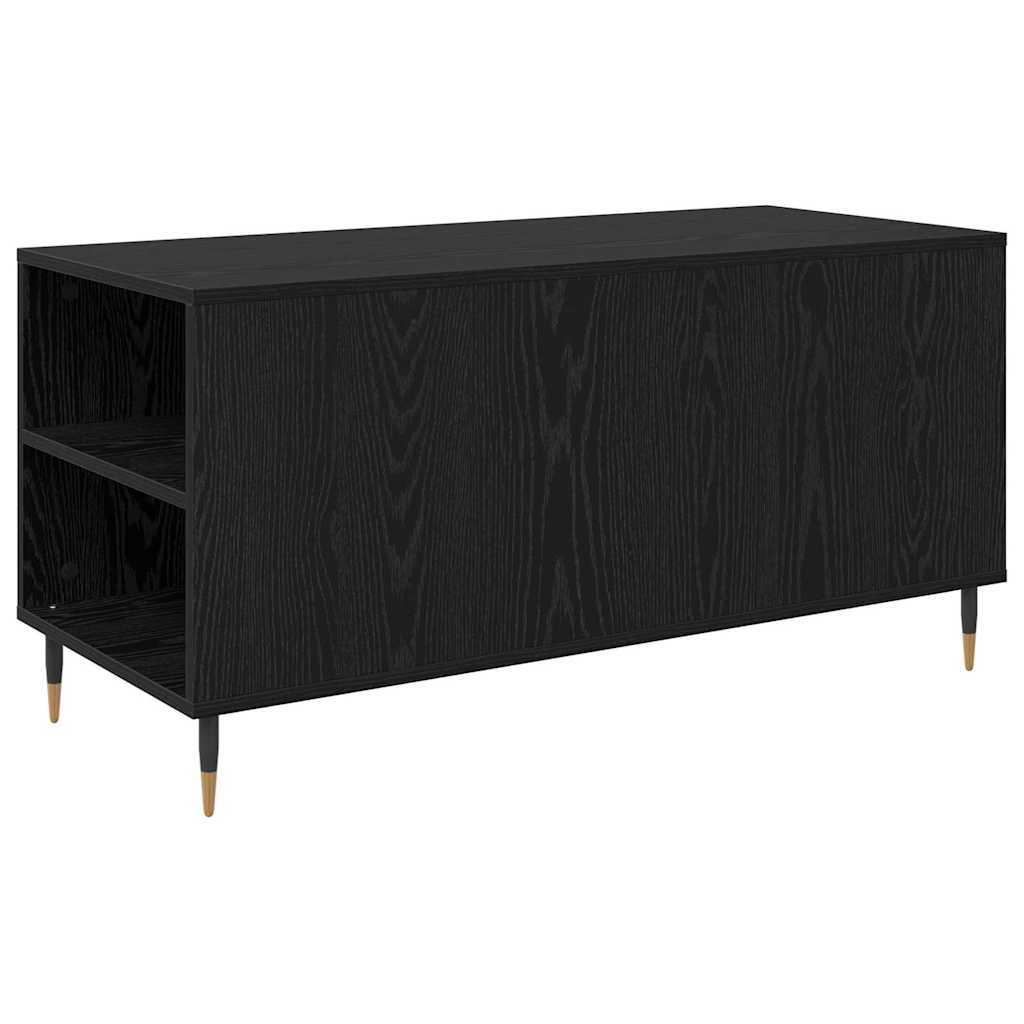 Couchtisch Schwarz Eichen-Optik 102 x 44,5 x 50 cm