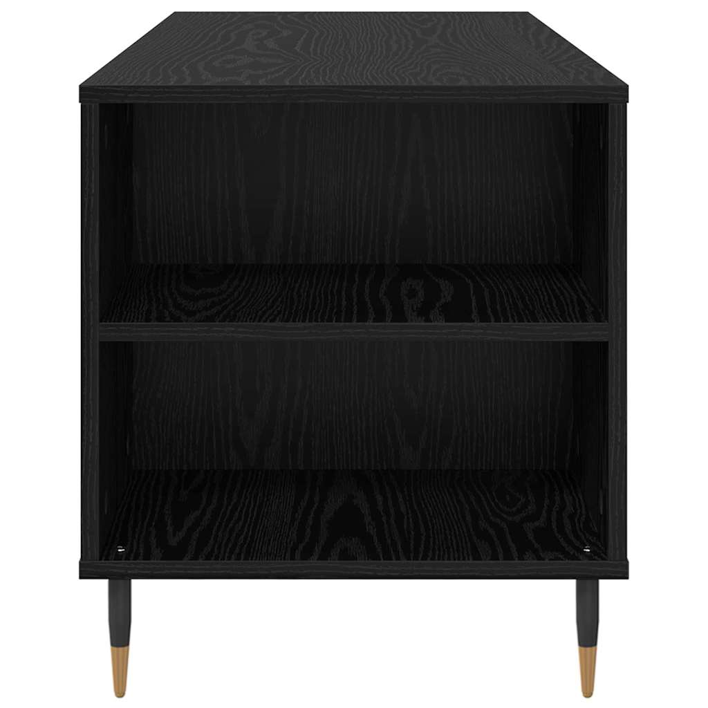 Couchtisch Schwarz Eichen-Optik 102 x 44,5 x 50 cm